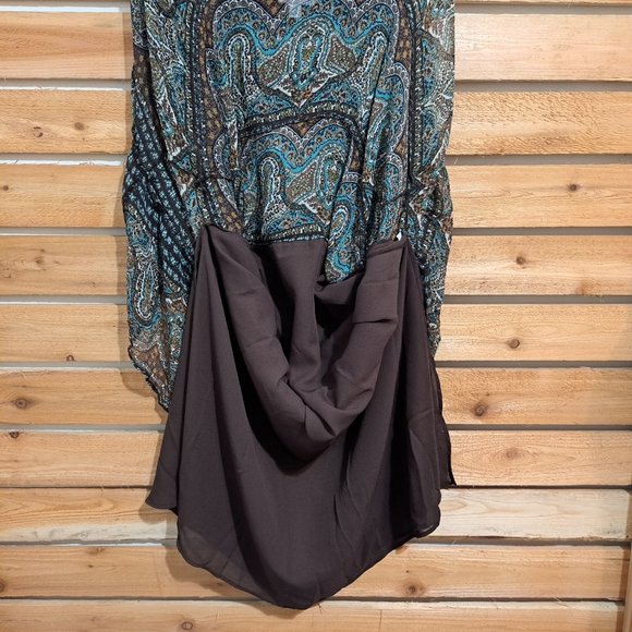 Charter Club Lined Maxi Dress Multicolor Size 14 Sleeveless Great Condition - Picture 11 of 11